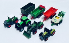 SIKU Farmer - 4 x Traktor + 4 x Anhänger - 1:87 - GUT   #3865