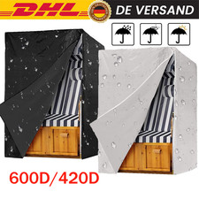Strandkorb Abdeckung mit 600D / 420D Oxford Stoff, Schutzhülle Strandkorbhülle