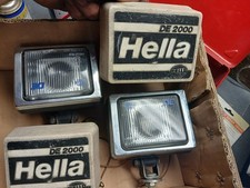 Hella Dynamic Energy Light DE 2000 Ralley Nebelscheinwerfer mit Kappen