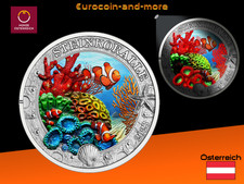 3 Euro Österreich 2023 Steinkoralle- Leuchtende Meereswelten