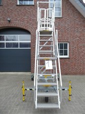 Podestleiter Aluleiter Arbeitsbühne Mauderer Transall C-160 LKW Enteisung ex BW