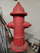 Deko Hydrant aus Kunststoff