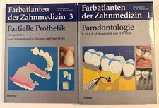 2 Lehrbücher - partielle Prothetik - Parodontologie - Thieme Verlag