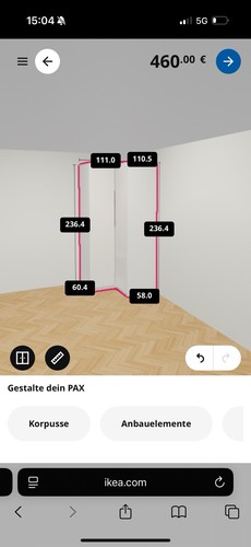 Ikea pax eckschrank 236 - ikea,