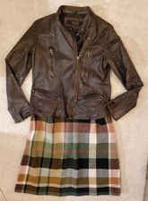 Neu! Lederjacke Damen Von