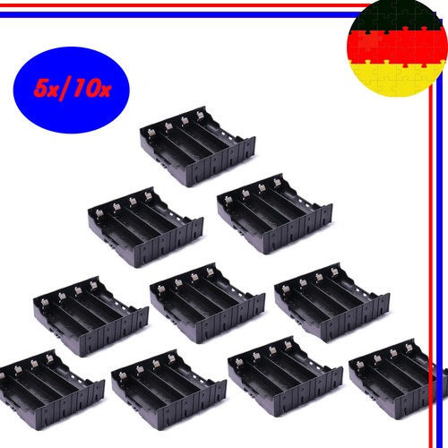 10x 18650 batteriehalter - 5x/,
