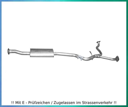 Mittelschalldämpfer für