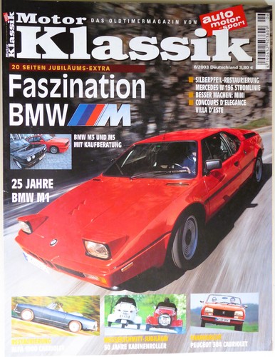 Motor klassik bmw m1 - klassik, m3