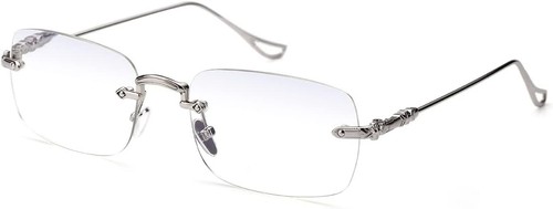 Rahmenlose metall lesebrille - rahmenlose, metall-lesebrille