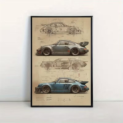 Leinwanddruck porsche - leinwanddruck,