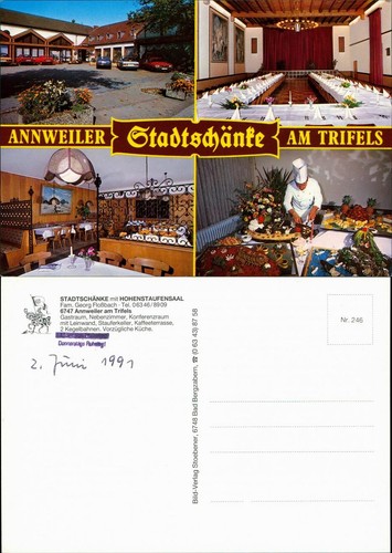 Ansichtskarte annweiler - annweiler, am