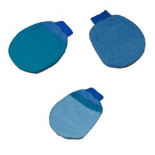 5 x Microfaser Mikrofaser Handschuh Putzhandschuh Autowaschhandschuh