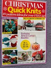 🧶 🎄10 Weihnachten QUICK KNITS Strickanleitungen Magazin Heft Decs Haustiere Mützen