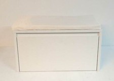 Sitztruhe sitzbank mit - sitzbank, kissen