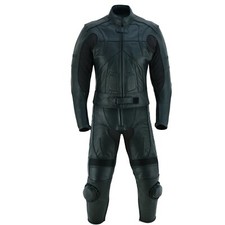 Lederkombi Motorrad Leder Kombi von PROANTI Motorradkombi 2 Teiler