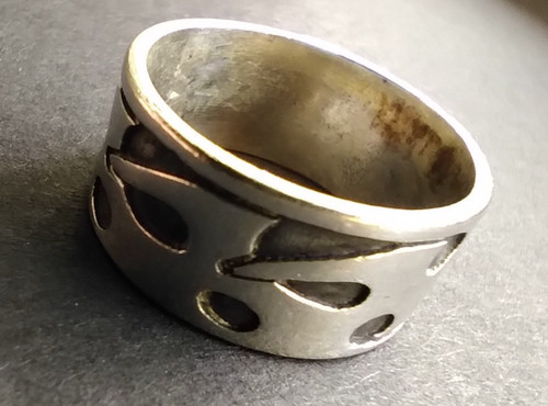 Massiver sterlingsilberring - massiver,