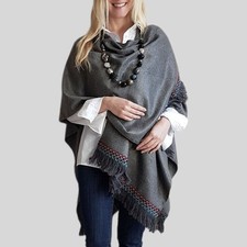 Poncho Lagenlook Cape Wende