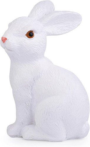 Hase osterdeko weiss polyresin - osterdeko,