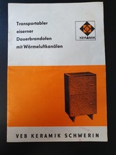 Dauerbrandofen DDR-Produktion vom VEB Keramik Schwerin