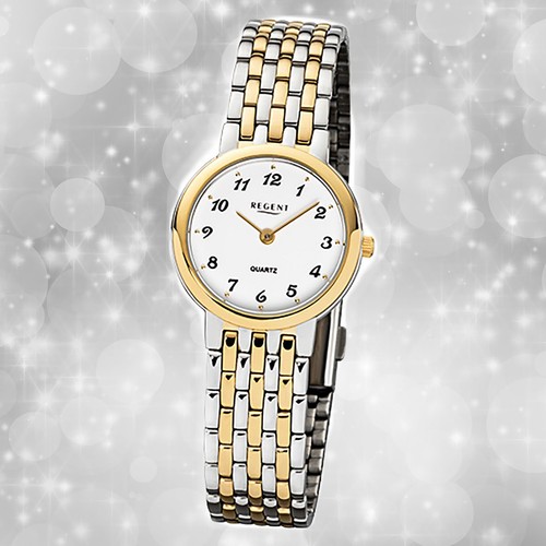 Regent damenuhr silber gold - damenuhr,