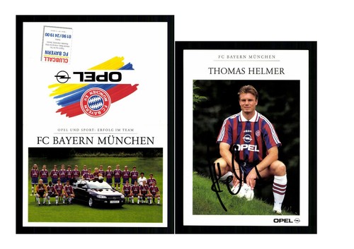Autogrammkartensatz bayern - autogrammkartensatz,