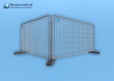 Bauzaun mit Rundrahmen 10er