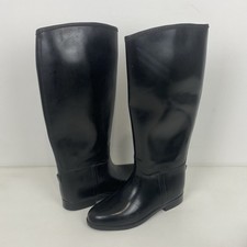 Aigle Coupe Saumur Reitstiefel schwarz Gummistiefel Reitsport Größe 40 / 6,5
