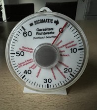 SICOMTIC SImitat , Kurzzeitmesser, Eieruhr mit Garzeitenanzeige, Vintage