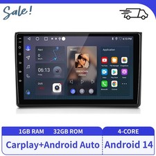 9" Android 14 Autoradio Für AUDI A4 2000-2009 GPS Navi SWC BT WIFI Carplay DAB+
