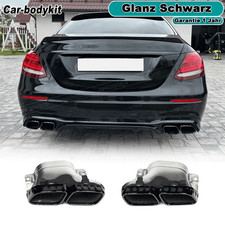 Glanz Schwarz Auspuffblende