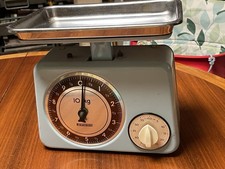 Stube Waage mit Schale Küchenwaage bis 10 kg 50er / 60er Jahre alt Vintage
