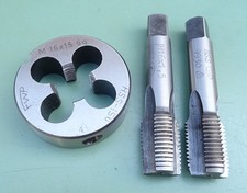 3 HSS Gewindebohrer Schneideisen M16x1,5 MF Fein Gewinde Gewindeschneider Satz M