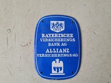 Z2533 Altes Emailschild |