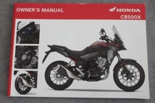 Honda CB 500 X Owner,s Manual "2020"  Englisch - Betriebsanleitung