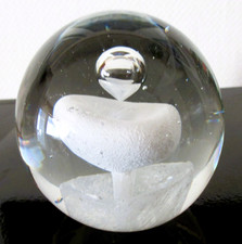 Murano Paperweight Glas Kugel