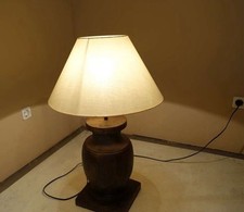 Domicil Lampe Madeira Holz Massiv