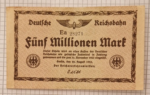Inflationsgeld der deutschen - der,