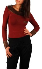 Damen Longshirt Tunika Ripp