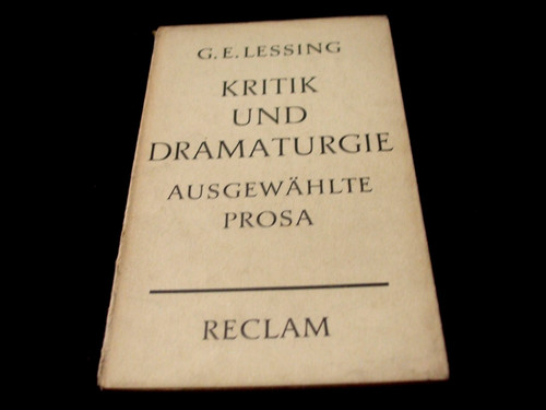 Lessing kritik und - e.,