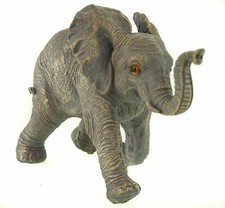 Elefant rennend 24 cm Afrika Garten Glück Tierfigur Skulptur In + Outdoor