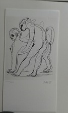 carmelo zotti sphinx 2 Farblithographie handsigniert nummeriert  aufl XXX  