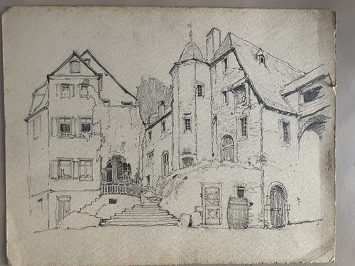 Zeichnung beilstein mosel - zeichnung,