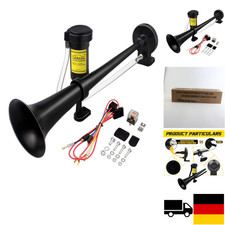 12V 150db lkw hupe, Chrom Zink