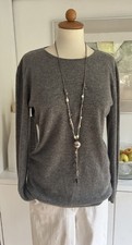 Iris von Arnim Pullover 100% Cashmere Kaschmir M 38/40 Grau melange