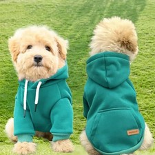 Warm Fleece Hunde Hoodie Weste