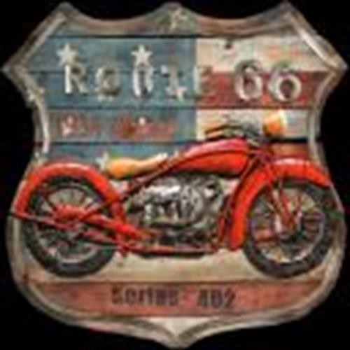 Motorrad metall wandkunst - motorrad,