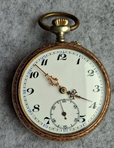 Antike herren taschenuhr - antike, fw
