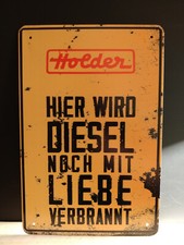 Holder Blechschild Diesel