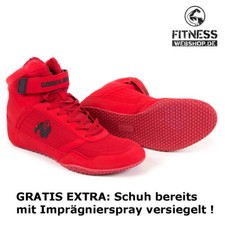 Gorilla Wear HIGH TOPS Fitness Bodybuilding MMA Sport Schuhe Sneaker Red / Rot