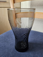 1x Glas Coca-Cola McDonalds  grau  Sammelglas Coke glass gray verre